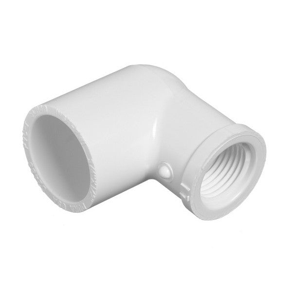 Lesso - 3/4'' x 1/2'' Sch40 PVC 90-Degree Elbow Socket x Thread - 407-101