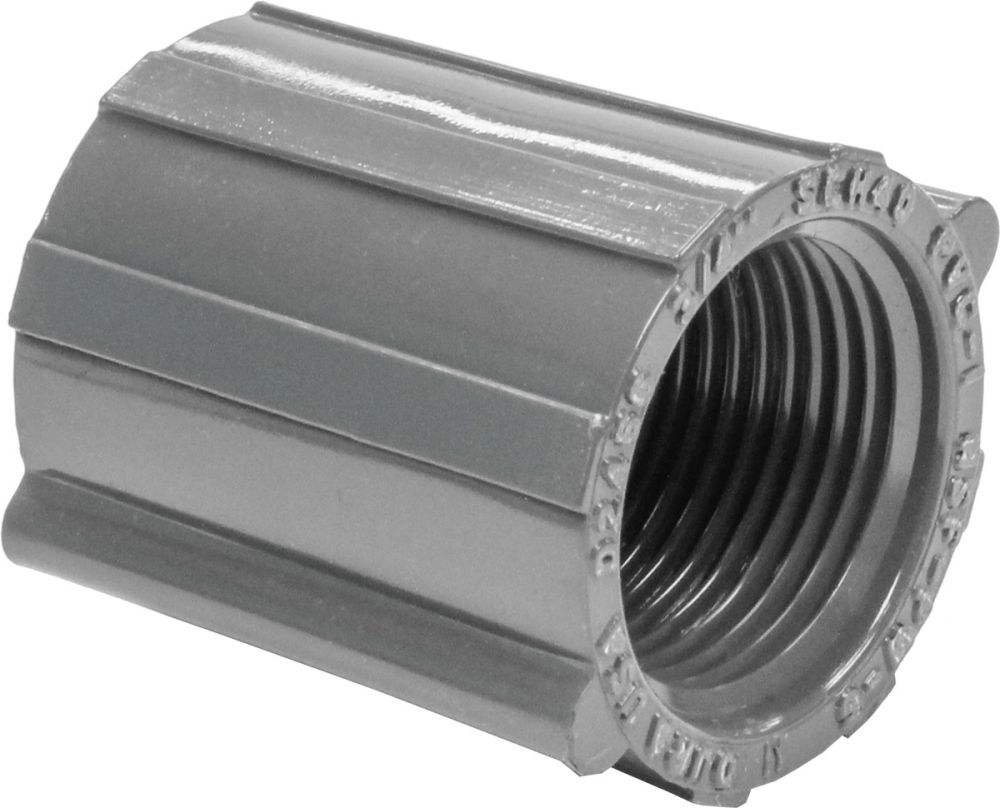 Dura - 430-005G - 1/2'' Sch40 PVC Coupling Threaded