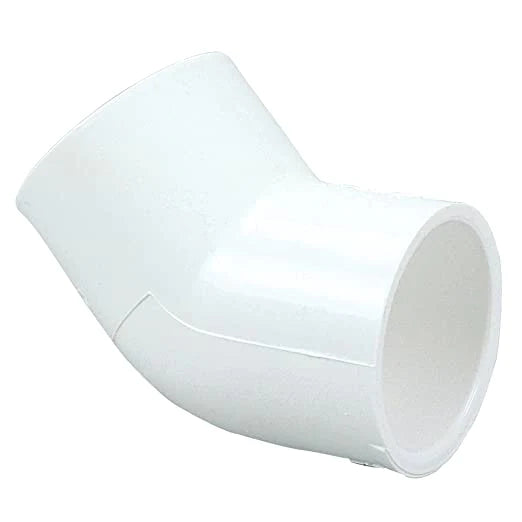 Lesso - 1'' Sch40 PVC 45-Degree Elbow Socket - 417-010