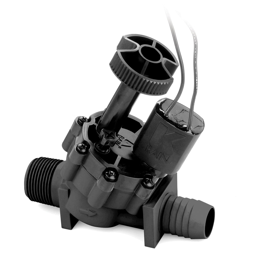 K-Rain - 7001-9VDC-MXB - 1" ProSeries 100 Valve MPT x Barb w/ 9V DC COIL