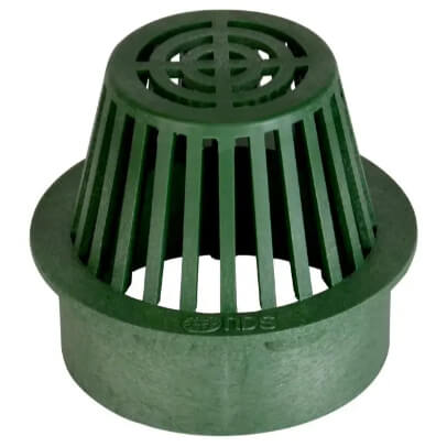 NDS - 80 - 6" Round Atrium Grate, Green