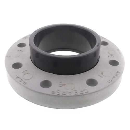 Spears - 4'' Sch80 PVC Van Stone Flange Socket - 854-040