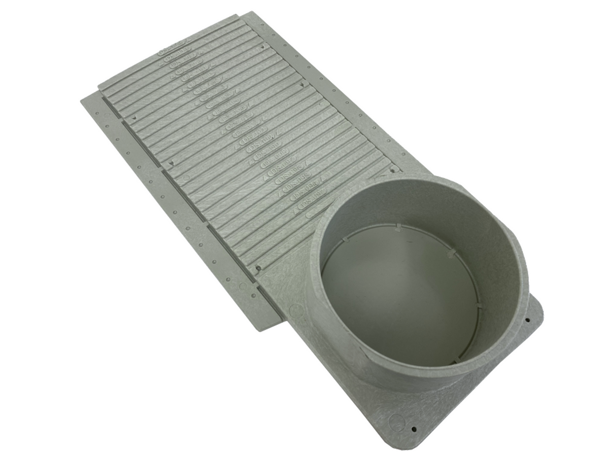 NDS DS-227 Dura Slope Universal End Outlet | Channel Drains