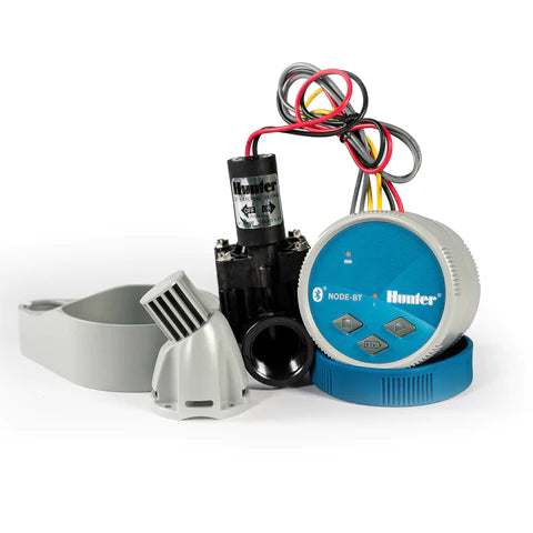 Hunter - NODE-BT-100-VALVE - Single Station Bluetooth Battery Operated Controller w/ PGV-101-G Valve