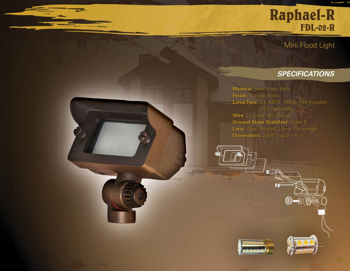 ABR Lighting - Rapheal Flood Light - FDL-02-R