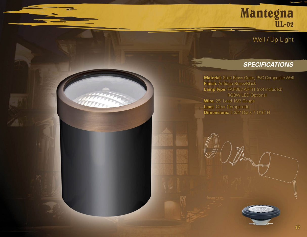 ABR Lighting - Mantegna Well Light - UL-02