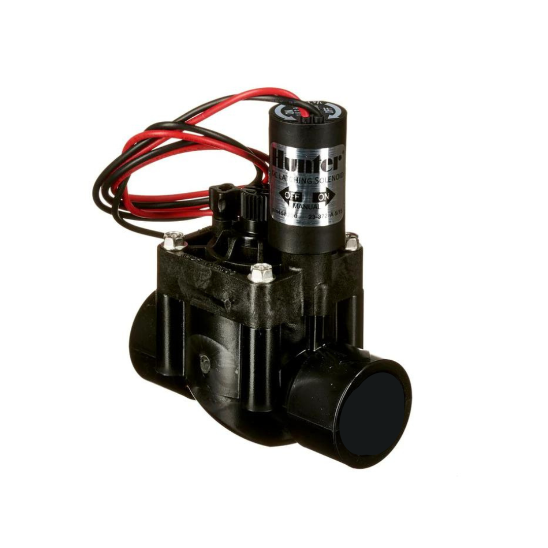 Hunter - PGV-101-GS-DC - 1'' Globe Valve w/ Flow Control & DC Latching Solenoid (Slip x Slip)