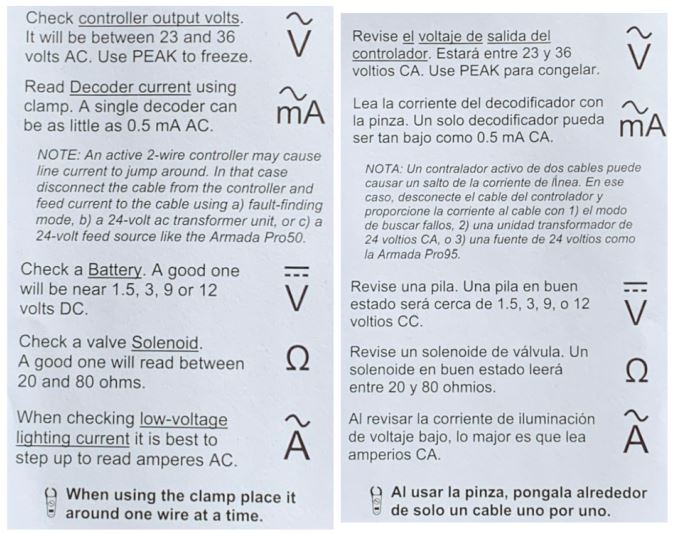 Armada Technologies - Pro95i - True RMS Irrigation Milliamp Clamp Meter