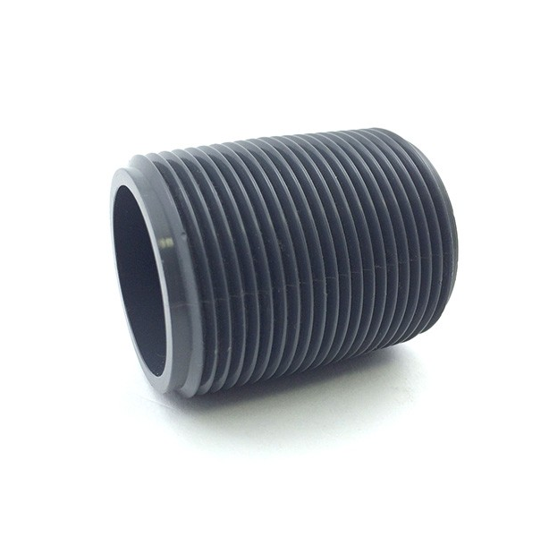Dura - 1-1/4" x Close Sch80 PVC Nipple, TBE
