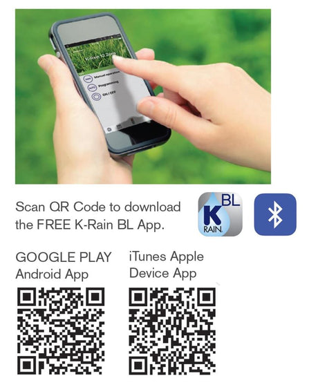 K-Rain - BL-24-12 - 12 Station Bluetooth Smart Irrigation Controller
