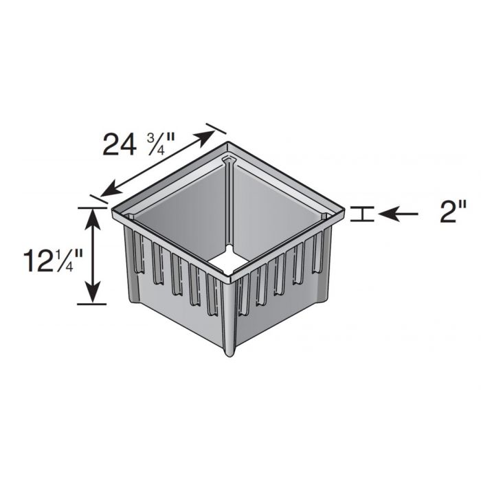 NDS - 2418 - 24" Catch Basin Extension, No Bottom