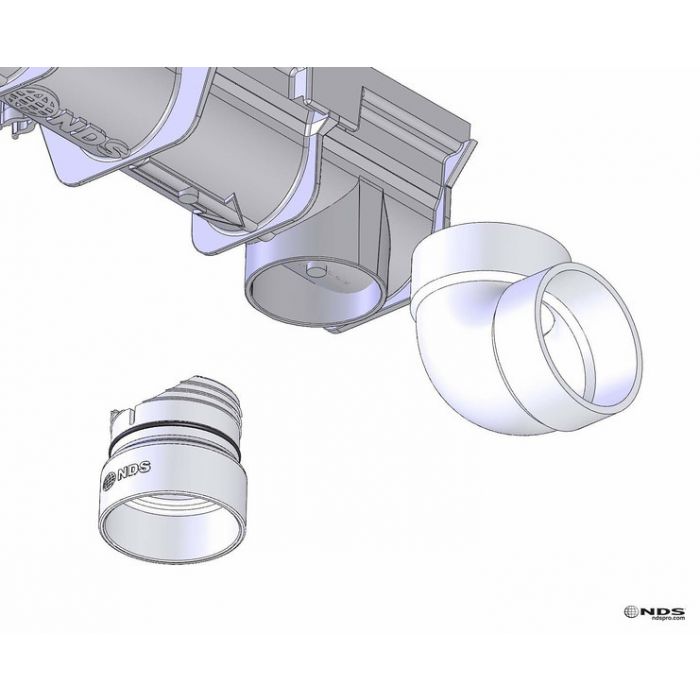 NDS - DS-126 - Dura Slope Bottom Outlet Adapter