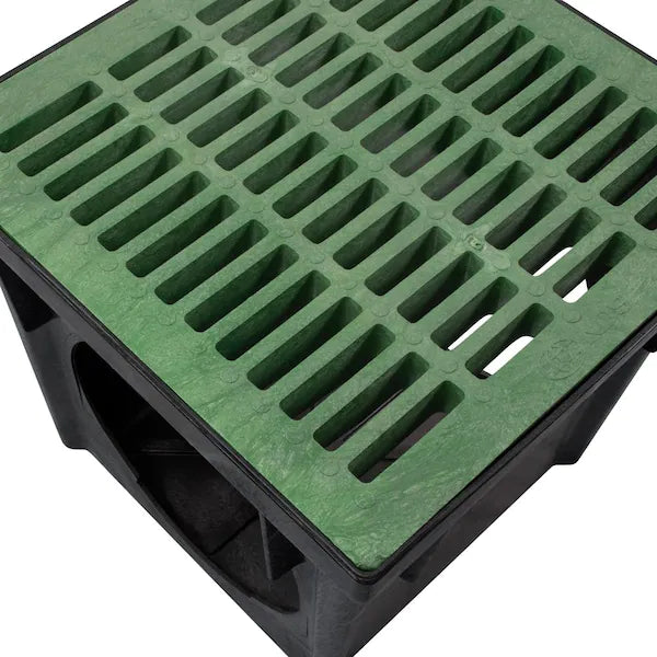 NDS - 2400GRKIT - 24'' Square 2-Hole Basin Kit (Green Grate)