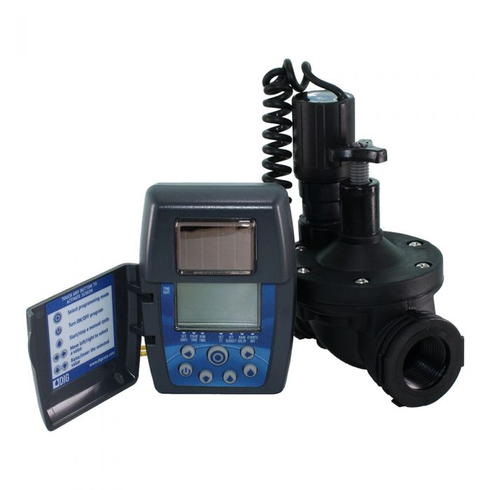 DIG - LEIT-1 Solar Powered Irrigation Controller w/ 1" Valve - LEIT-1ILV-100