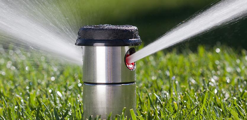 Hunter - I40-04-SS-ON - 4'' Full Circle Stainless Steel Rotor w/ Opposing Nozzle & Check Valve