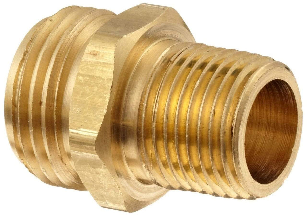 Gilmour - 1/2 MIPT x 3/4 MHT Brass Double Male Connector