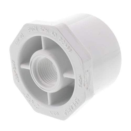 Lesso - 2 x 1/2 Sch40 PVC Reducer Bushing Spigot x FPT - 438-247