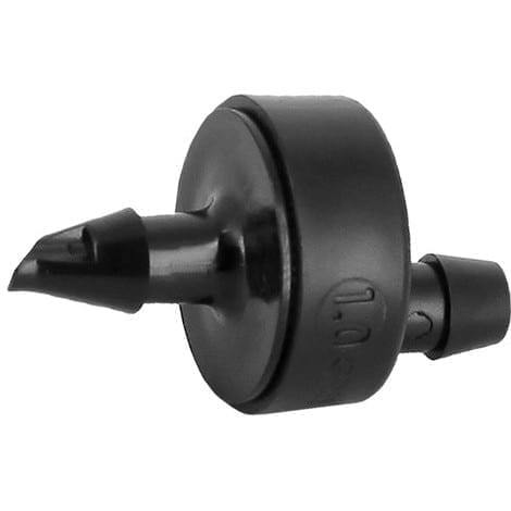 Rain Bird - XB10PCBULK(100ct) - Xeri-Bug Emitter - Barb Inlet, 1.0 GPH, Black