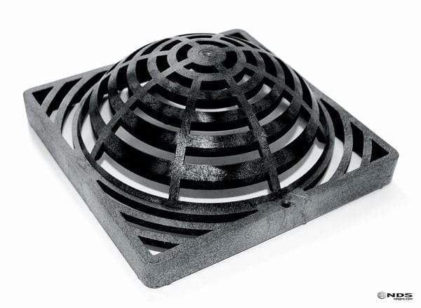 NDS - 981 - 9" x 9" Square Atrium Grate, Black