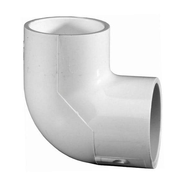 Lesso - 2 1/2 Sch40 PVC 90-Degree Elbow Socket - 406-025