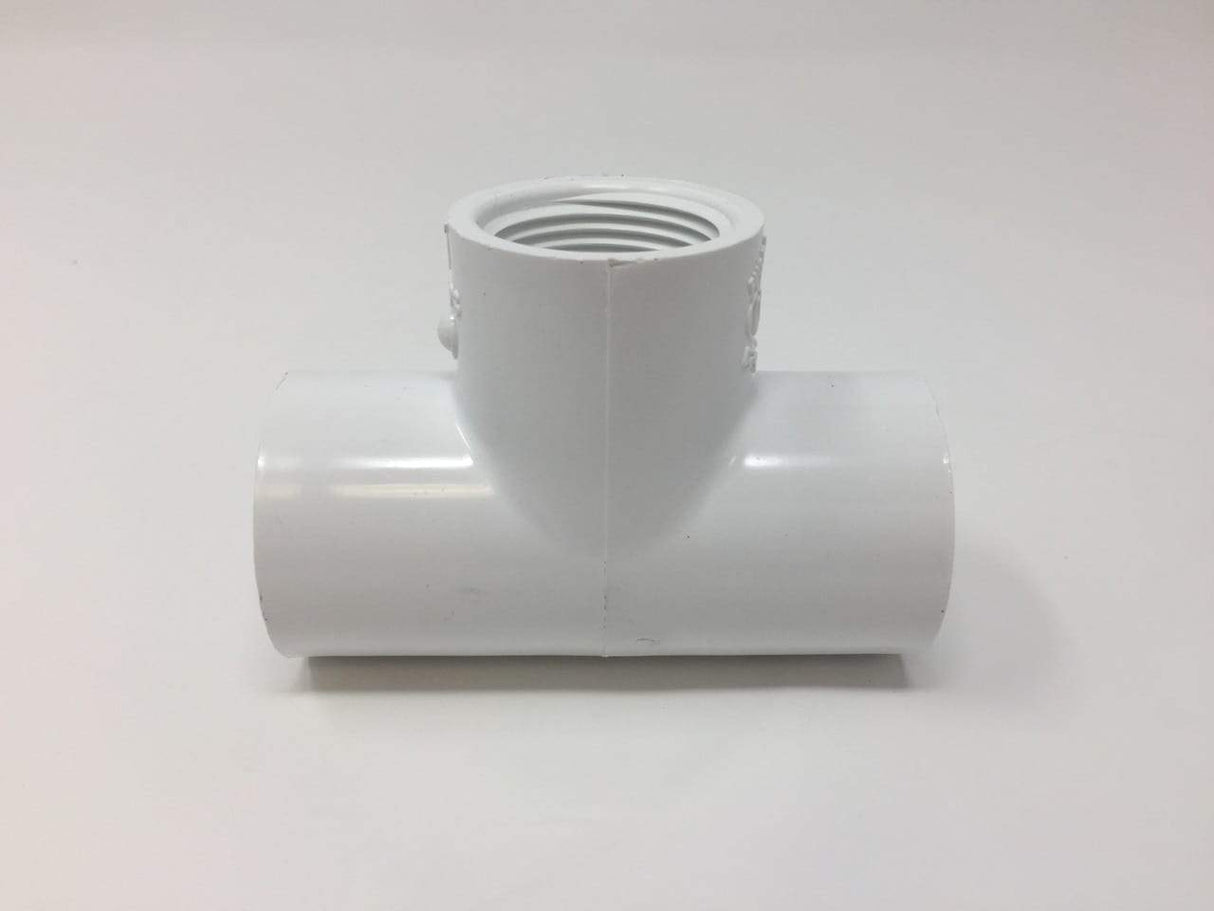 Lesso - 3/4 Sch40 PVC Tee Socket x Socket x Thread - 402-007