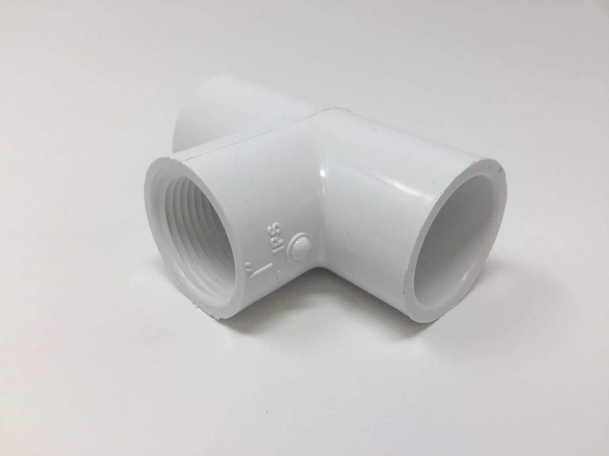 Lesso - 1 Sch40 PVC Tee Socket x Socket x Thread - 402-010