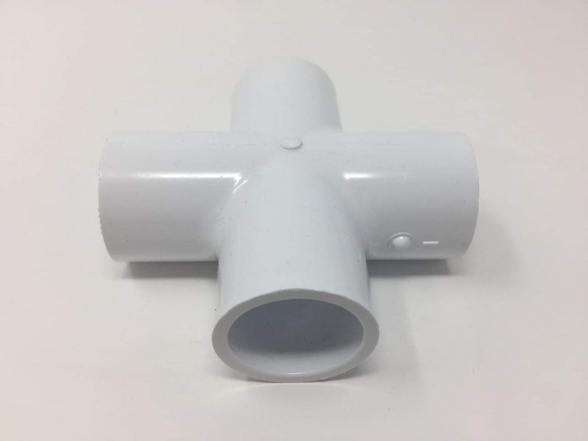 Lesso - 1 1/2 Sch40 PVC Cross Socket - 420-015