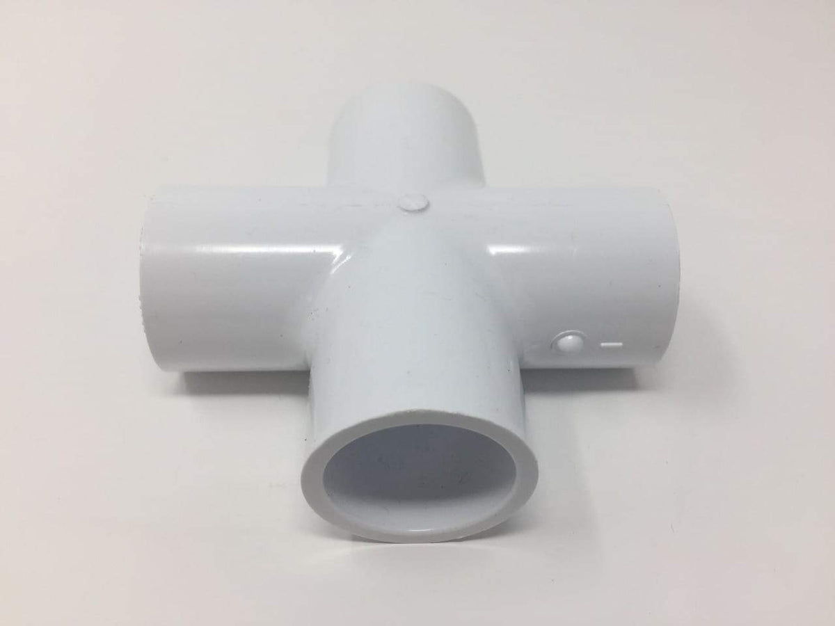 Lesso - 1 1/4 Sch40 PVC Cross Socket - 420-012