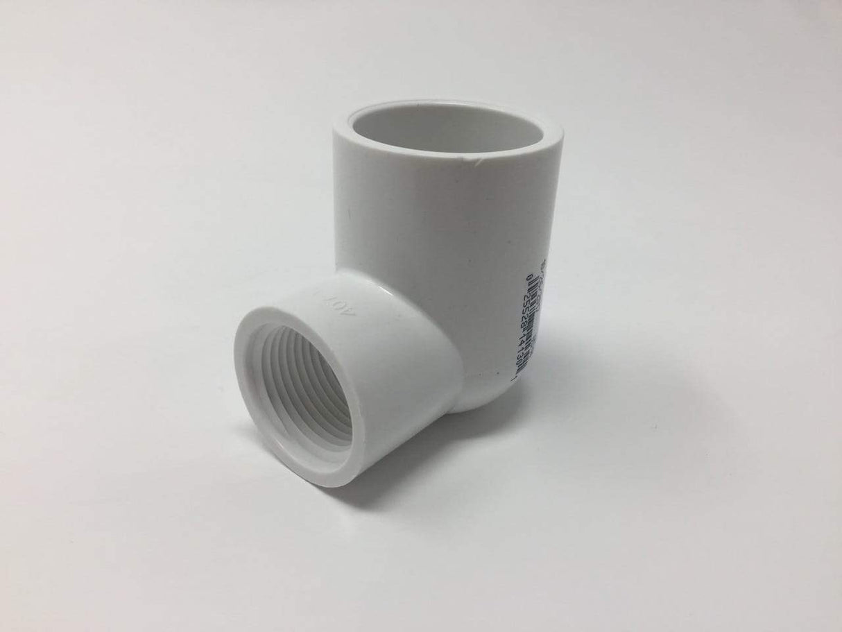 Lesso - 1 x 3/4 Sch40 PVC 90-Degree Elbow Socket x Thread - 407-131