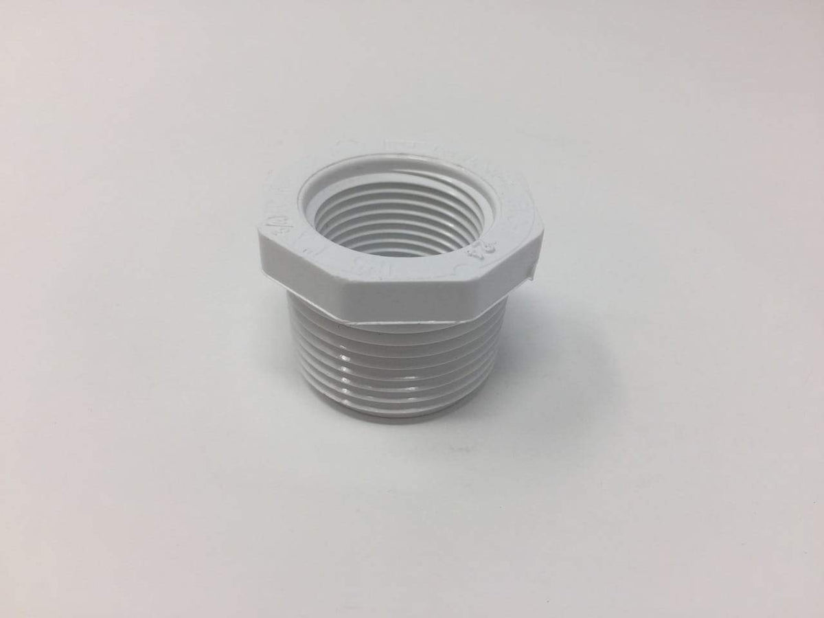 Lesso - 1 x 3/4 Sch40 PVC Reducer Bushing MPT x FPT - 439-131