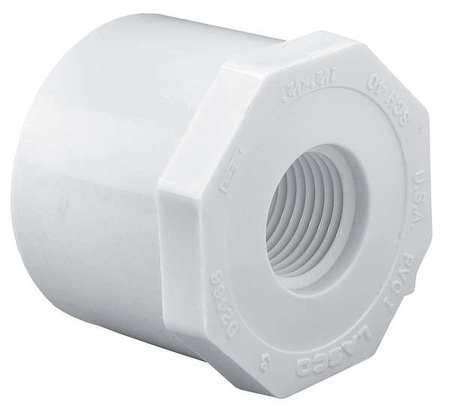Lesso - 1 1/4 x 1/2 Sch40 PVC Reducer Bushing Spigot x FPT - 438-166