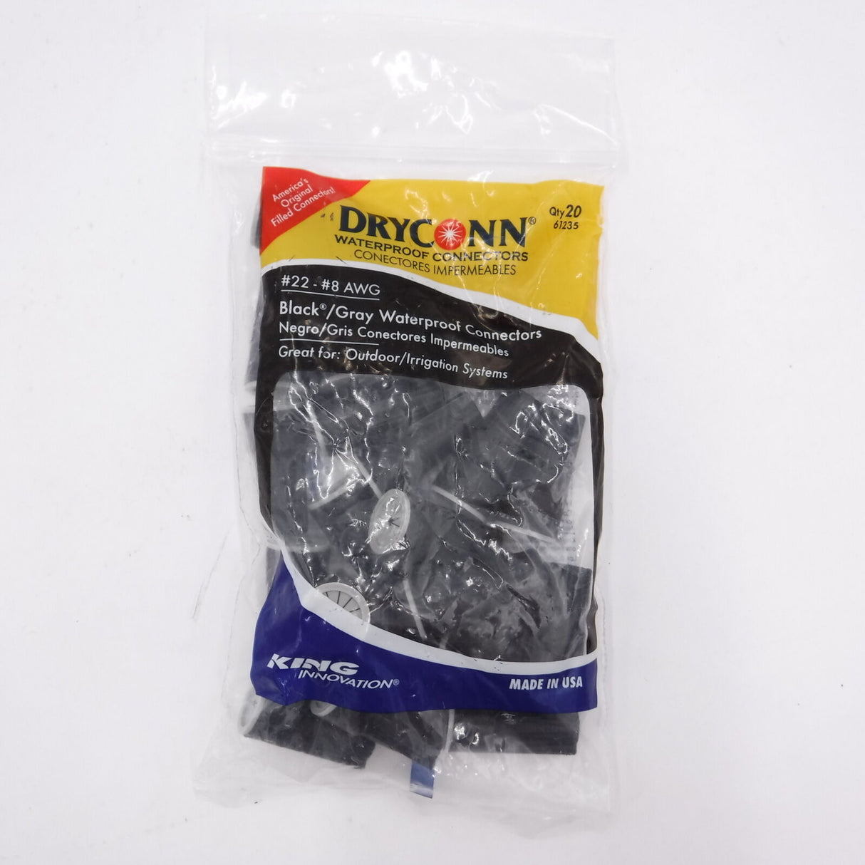 Dryconn - Outdoor Irrigation Wire Connectors (20 ct., Medium) - 61235