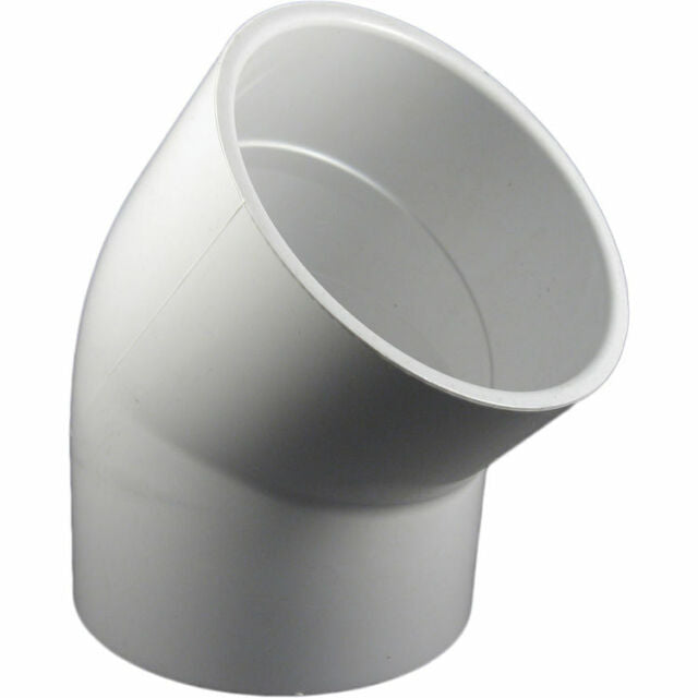 Lesso - 6'' Sch40 PVC 45-Degree Elbow Socket - 417-060