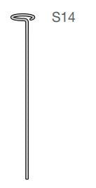 NDS - S-14 - 14'' Wire Stabilizer Stake