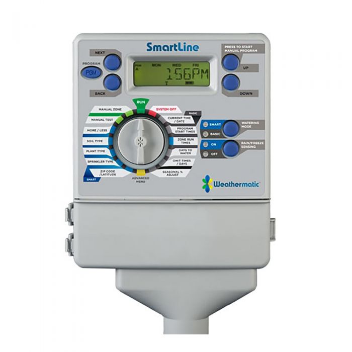 Weathermatic - SmartLine 4-Station Indoor Controller (Expadable to 8 Zones) - SL800