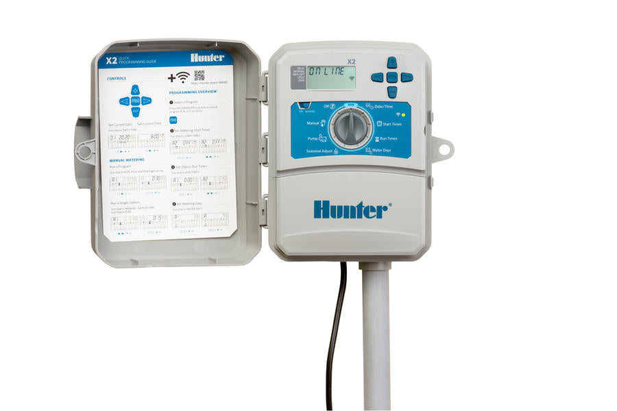 Hunter - X2-400 - 4-Station Controller w/ Plug - WiFi Ready