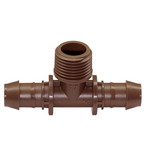Rain Bird - XFFTMA050 - XF Tee Male Adapter - 17mm x 17mm x 1/2'' MPT