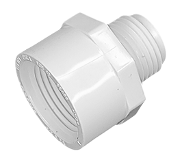 Spears - 3/4'' FPT x 1/2'' MPT PVC Sch 40 Male Adapter - 446-074