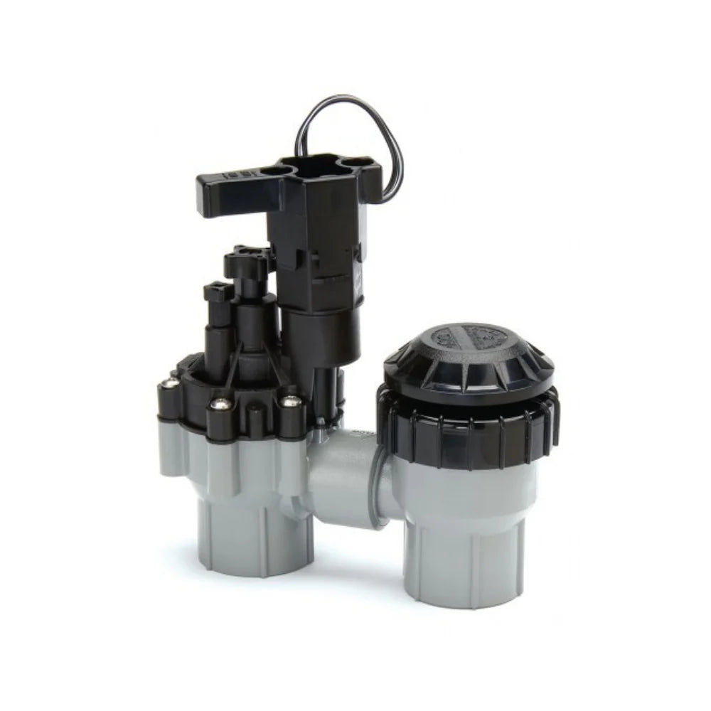 Rain Bird - 100ASVF - 1'' Plastic Residential Anti-Siphon Irrigation Valve w/ Flow Control - Female Pipe Thread