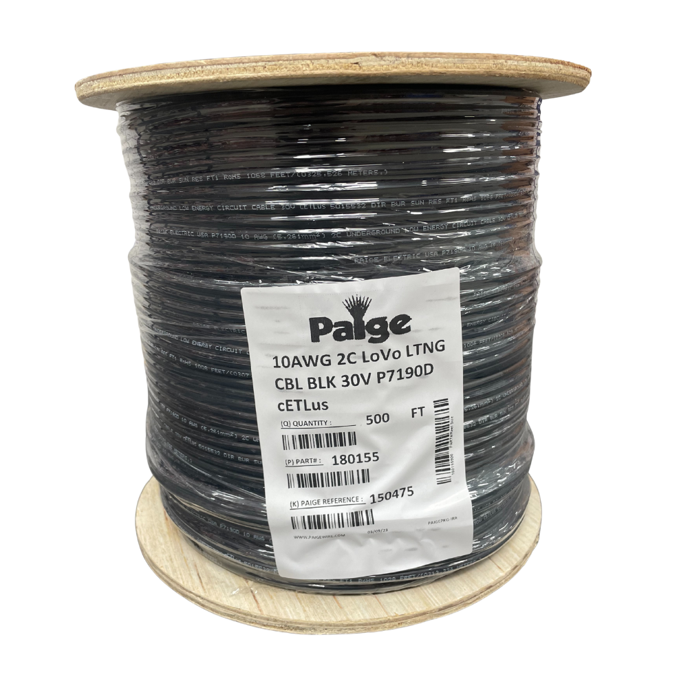 Paige - 10/2 x 500' - 10 AWG Low Voltage Landscape Lighting Wire
