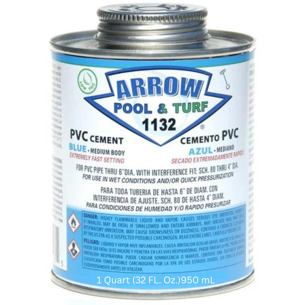 Arrow - 1132-Q - Pool & Turf Blue Glue (Quart)