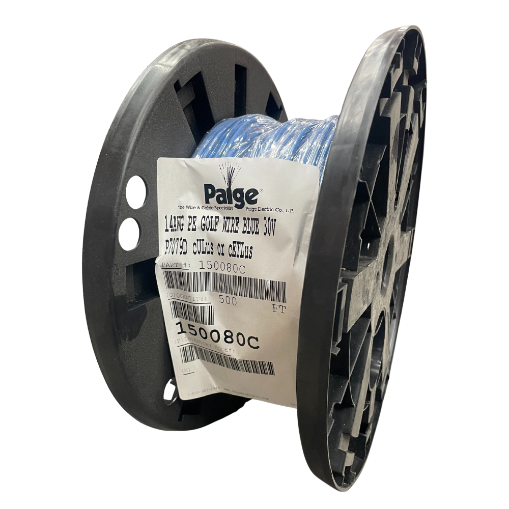 Paige - 14/1 x 500' - 14 AWG Underground Sprinkler Wire (Blue)