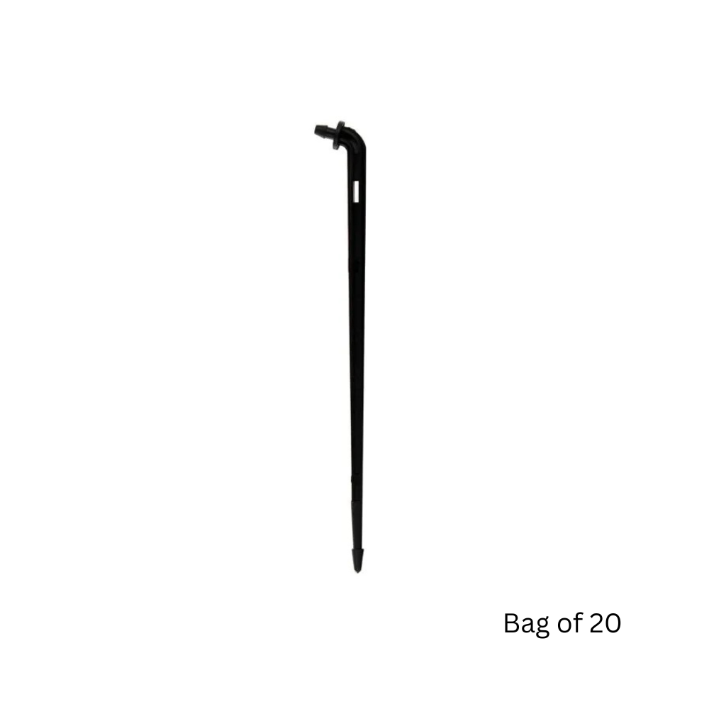 DIG - 6" Stake w/ Barb  for 1/8" Poly Tubing (Bag of 20) - 16-017-B20