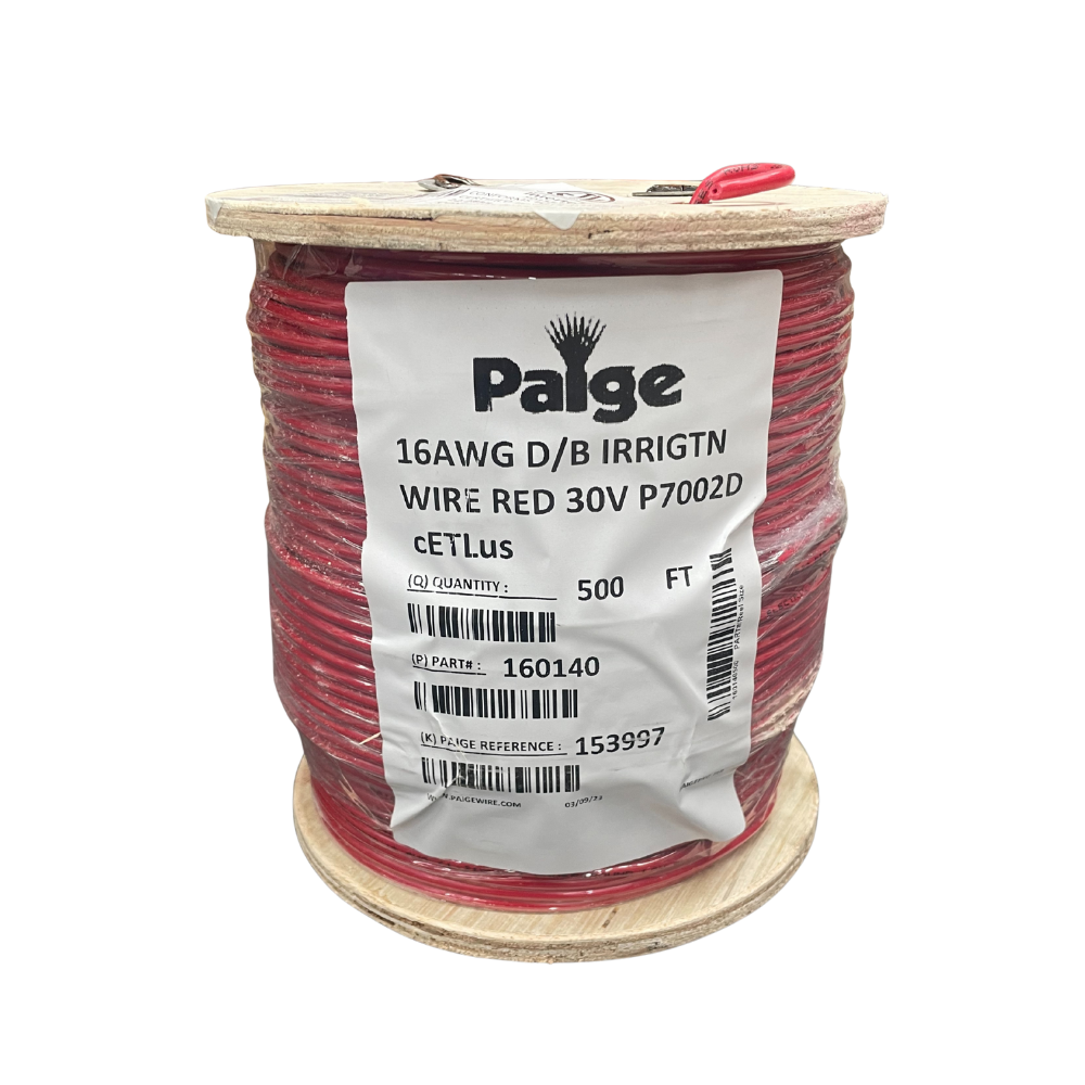 Paige - 16/1 x 500' - 16 AWG Underground Sprinkler Wire (Red)