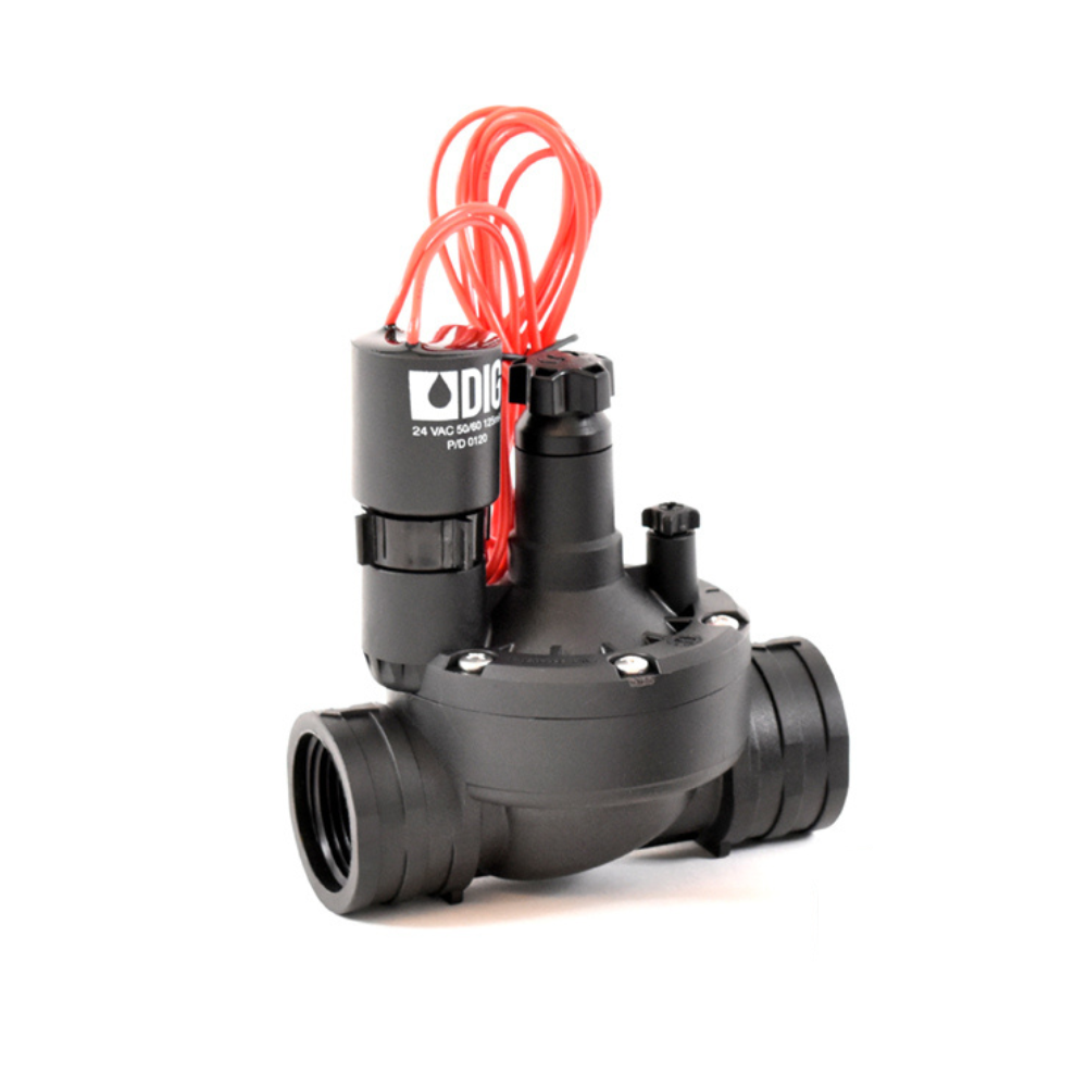 DIG - 1" In-line Valve w/ Flow Control & 24 VAC Solenoid - 170SV-100