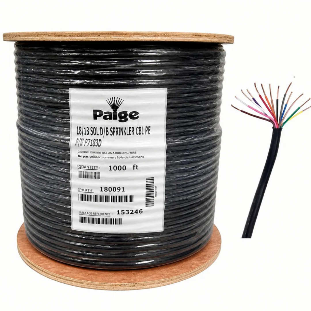 Paige - 18/13 x 1000' - 18 AWG 13 Conductor Underground Sprinkler Wire