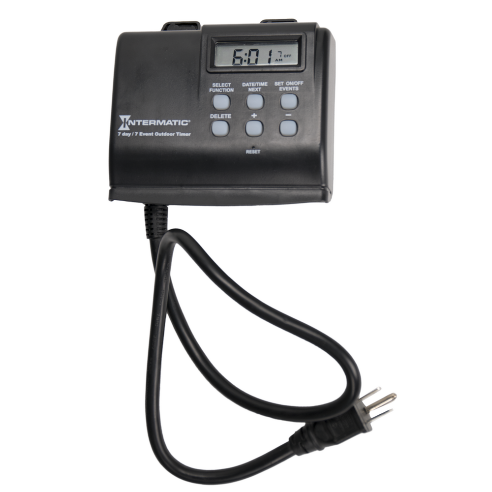 Intermatic - 7-Day Outdoor Digital Plug-In Timer - HB880R