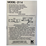 K-Rain - 2114 -  Single Station Controller 110V IN 24V OUT