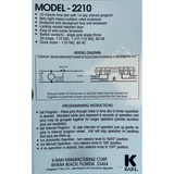 K-Rain - 2210 - Short Duration Single Station Controller 110V IN 110V OUT