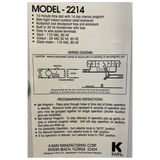 K-Rain - 2214 - Short Duration Single Station Controller 110V IN 24V OUT